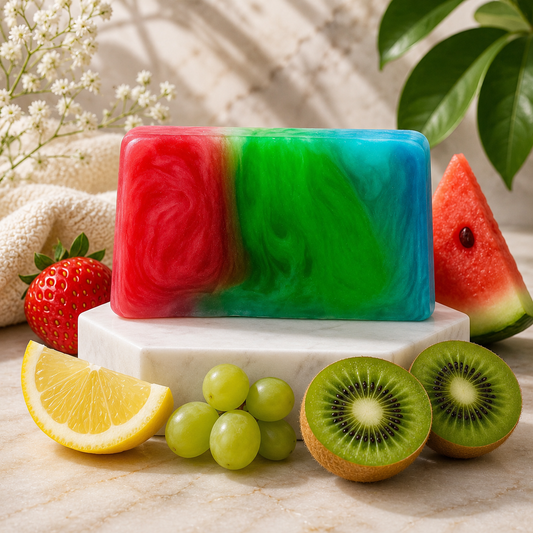 Tranche de savon glycérine Galaxy (Alien de mugler)