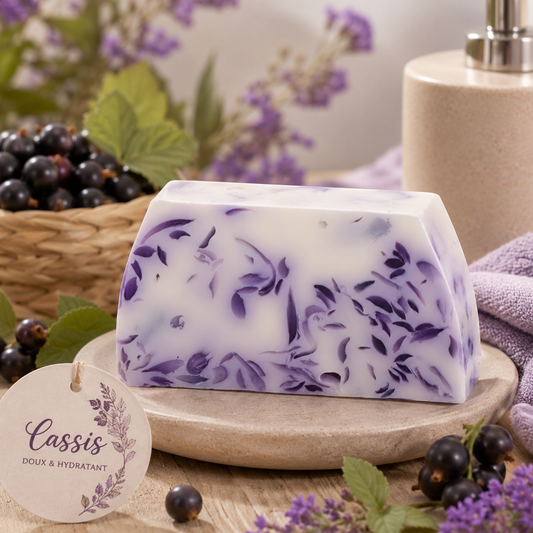 🫐 Savon à la Glycérine Végétale – Cassis 🫐