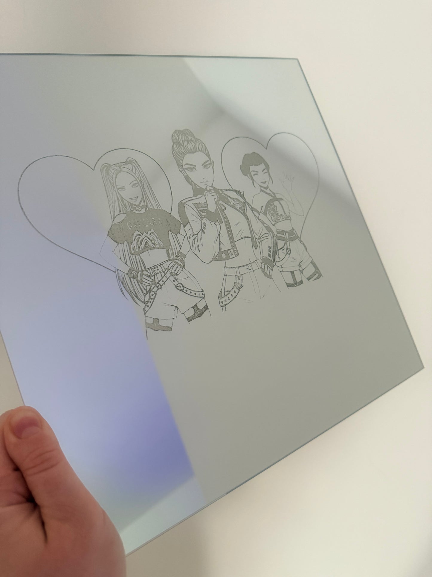 Gravure miroir Kpop Démon Hunters