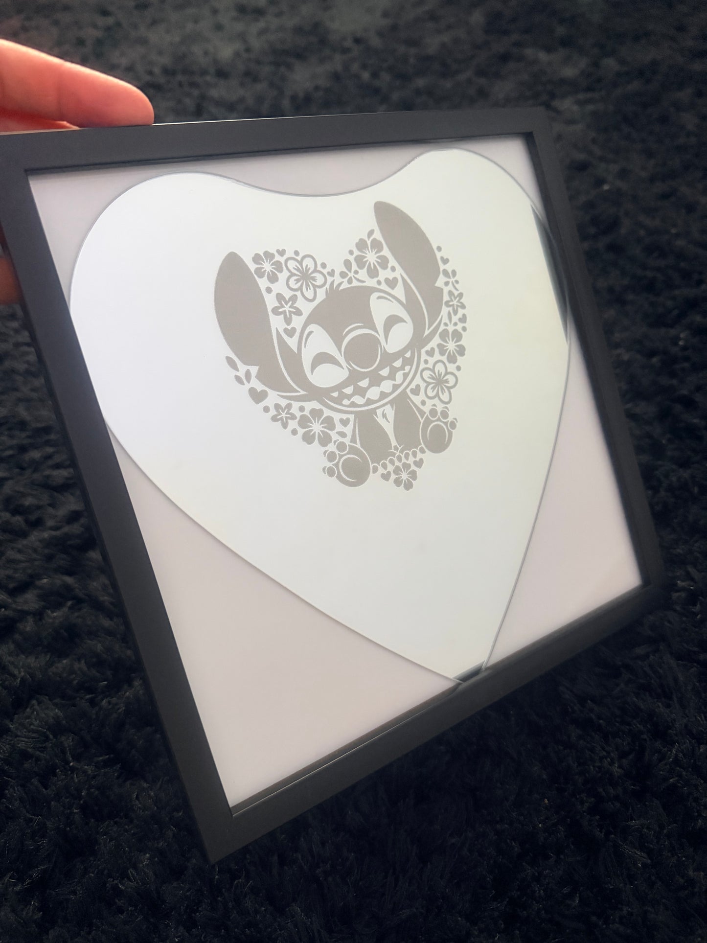 Gravure miroir à personnaliser Stitch