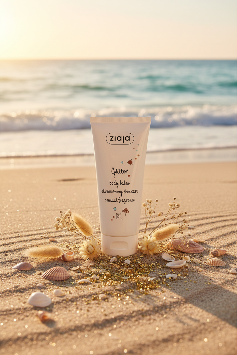 🌸 Baume Hydratant Corps Pailleté - Format Cabine Avion 100ml