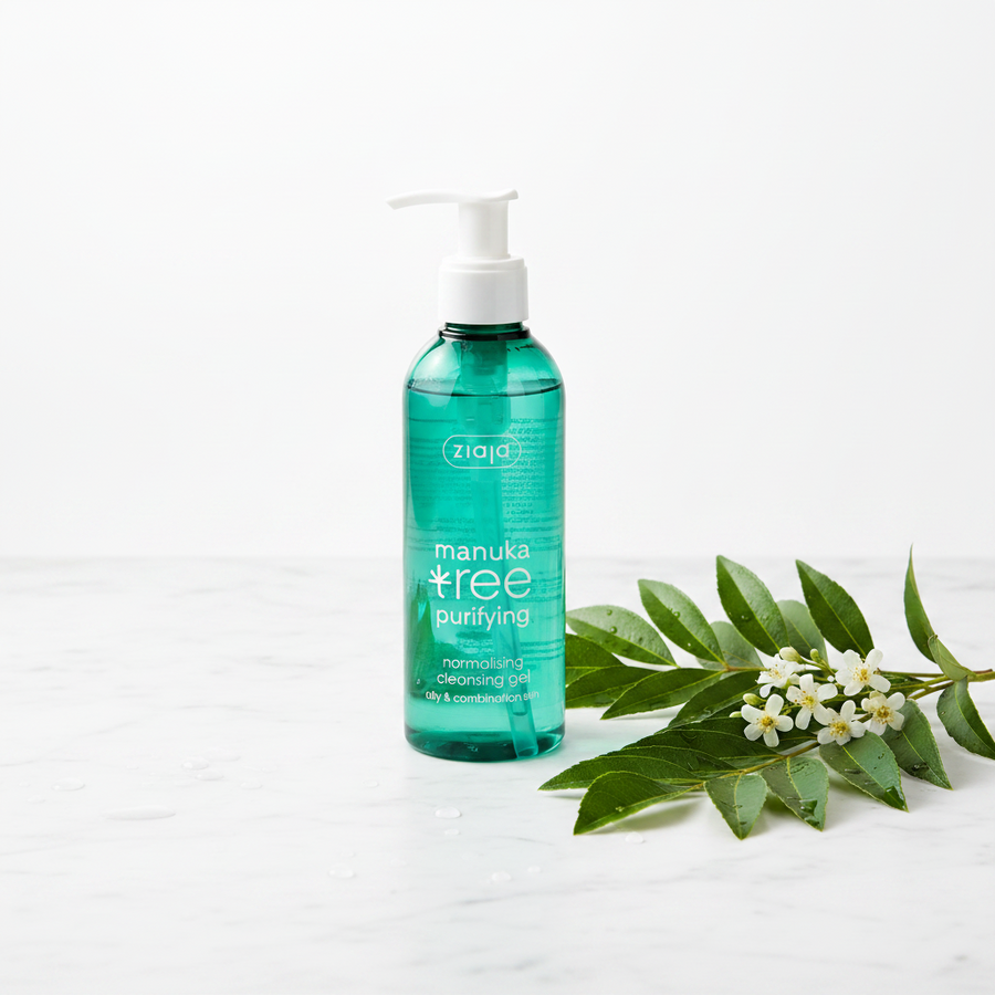 🌸 Gel Purifiant pour Peau Acnéique au Zinc et au Manuka 200 ml