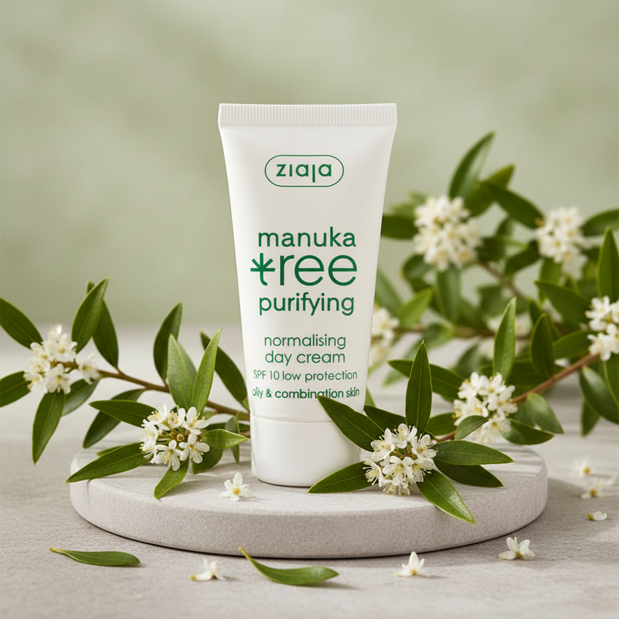 🌸 Crème de Jour Anti-Acné au Zinc et au Manuka 50 ml