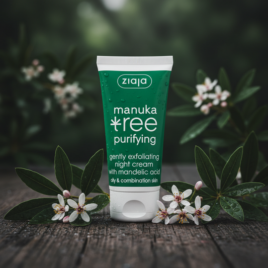 🌸 Crème de Nuit Exfoliante et Purifiante au Manuka 50ml