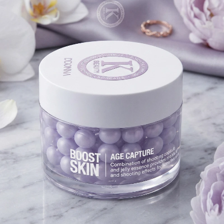 (Précommande) Boost Skin : Crème Raffermissante & Éclat – Niacinamide & Peptides Lilas