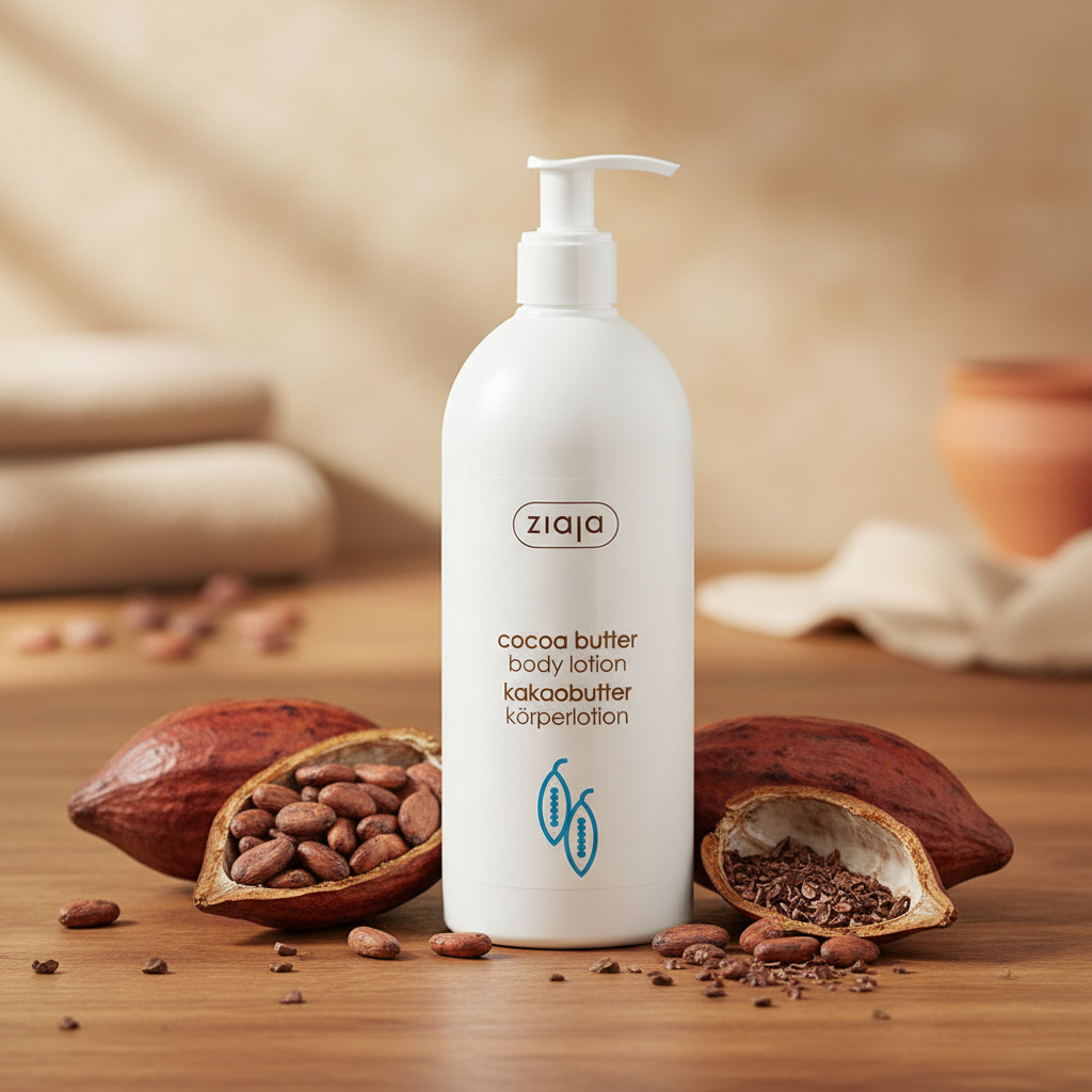 🌸 Lait Nourrissant pour le Corps au Beurre de Cacao - Maxi Format 400ml