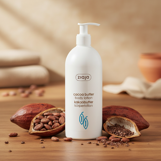 🌸 Lait Nourrissant pour le Corps au Beurre de Cacao - Maxi Format 400ml