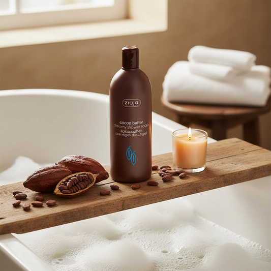 Gel Douche Nourrissant au Beurre de Cacao - Maxi Format 500ml