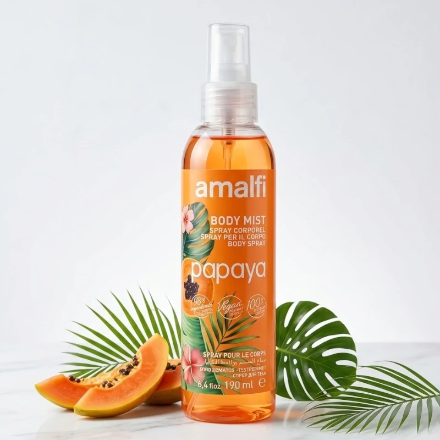 (Précommande) Évasion Tropicale : Brume Corporelle à la Papaye – Amalfi (190ml)