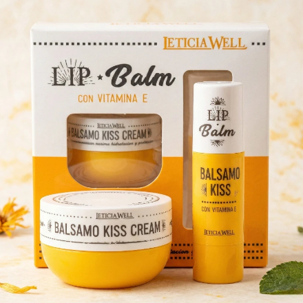 (Précommande) Duo Sourire Éclatant : Coffret “Balsamo Kiss & Cream” à la Vitamine E