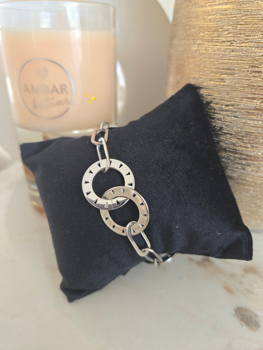 Bracelet couleur argent