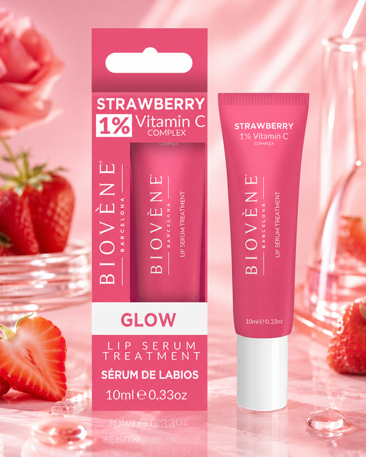 Sérum Baume à Lèvres Strawberry Glow – Biovène Barcelona – 10 ml