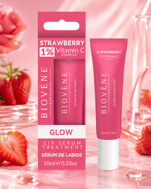 Sérum Baume à Lèvres Strawberry Glow – Biovène Barcelona – 10 ml