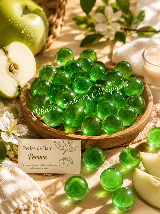 Perle de bain - Pomme