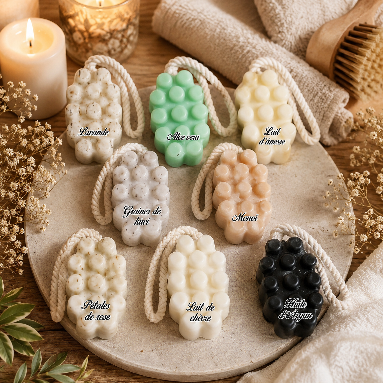 Savon de massage 125g (senteur au choix)
