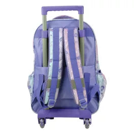 (Précommande) Sac à dos scolaire à roulettes violet K-pop Demon Hunters, 46 cm