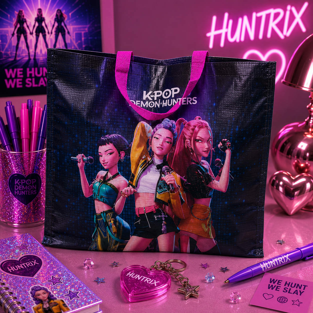 (Précommande) Sac cabas K-pop Demon Hunters Sound 45 cm