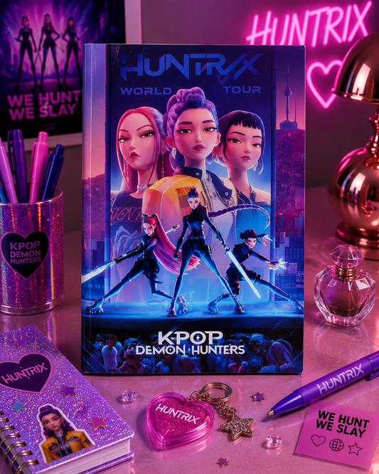 (Précommande) Carnet à carreaux A4 Kpop Demon Hunters