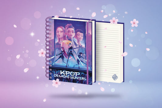 (Précommande) Carnet à spirale K-pop Démon Hunters, carnet ligné A5