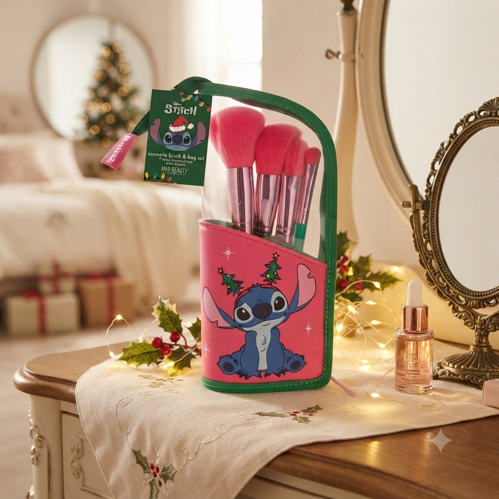 (Arrivage) Ensemble de pinceaux et de trousse de maquillage Mad Beauty Stitch