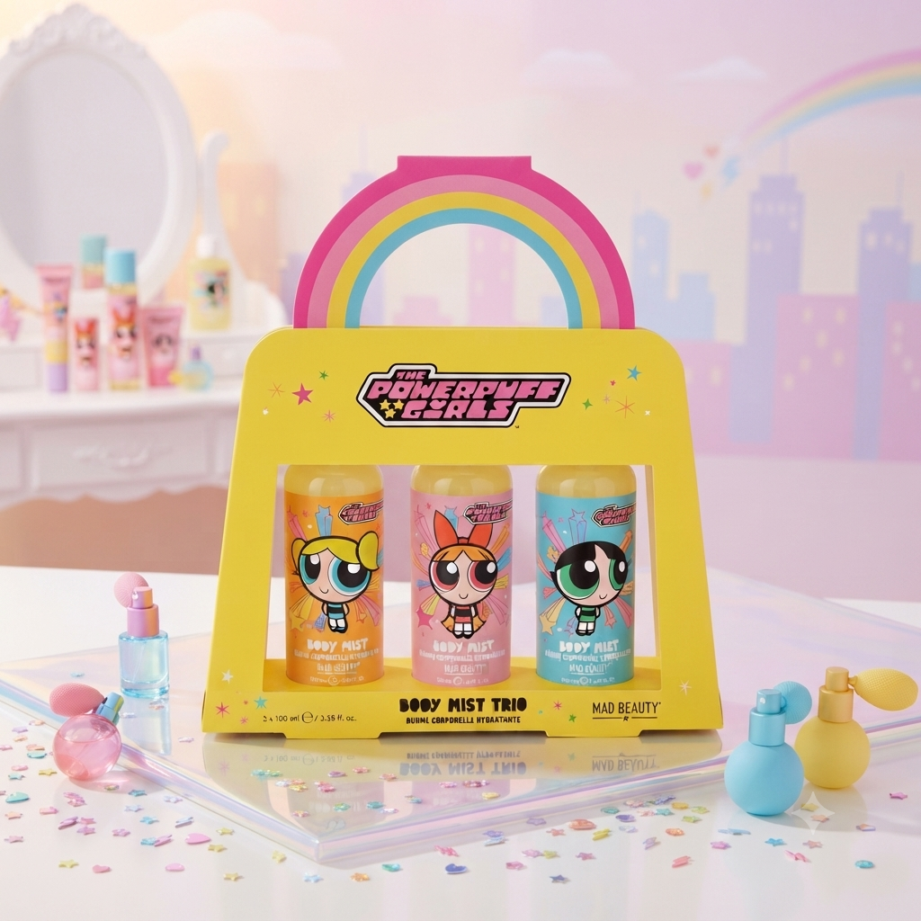 (Arrivage) 💖 Trio de Brumes Corporelles Mad Beauty Warner Bros Les Super Nanas – Super Mignonnes