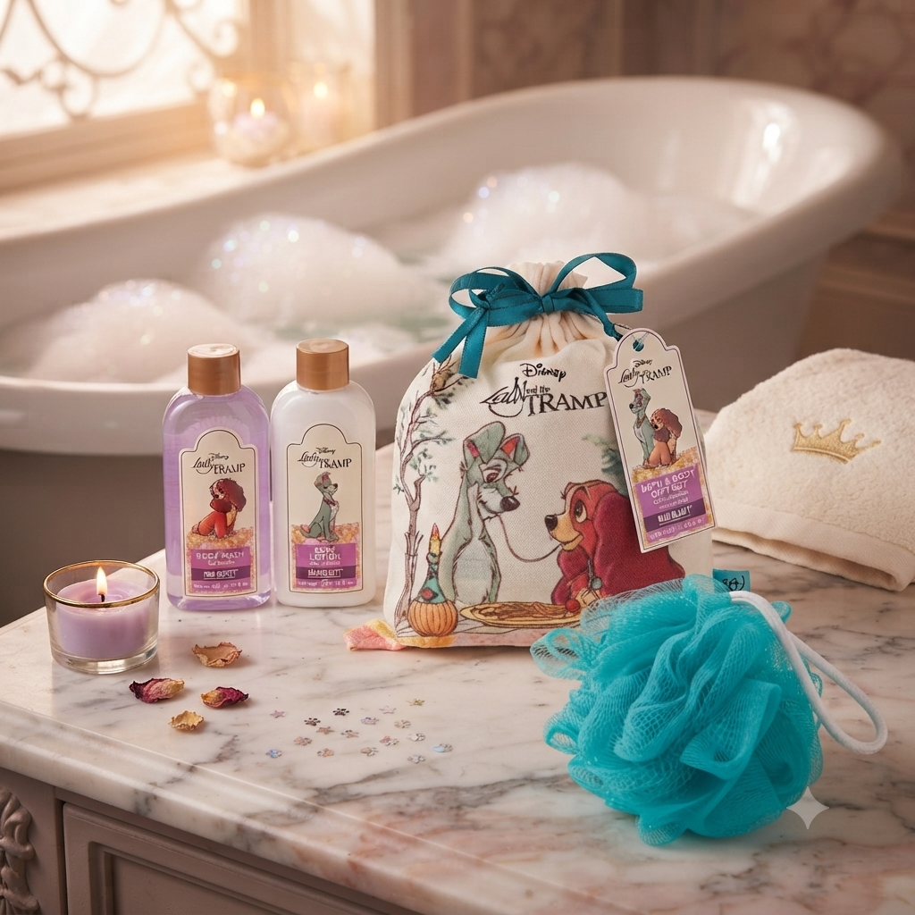 (Arrivage) Coffret cadeau bain et corps Mad Beauty Disney La Belle et le Clochard