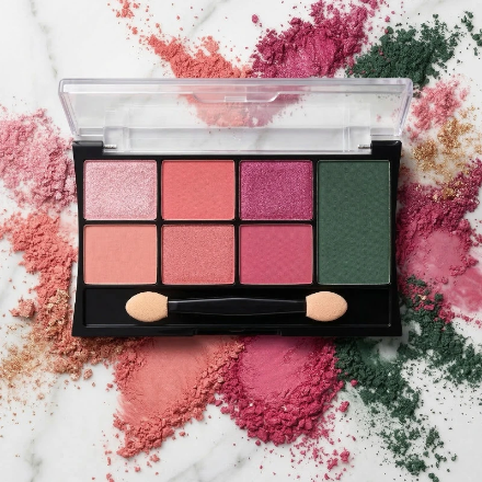 Palettes Fards à Paupières + Applicateur 7 Couleurs “Color Harmony”
