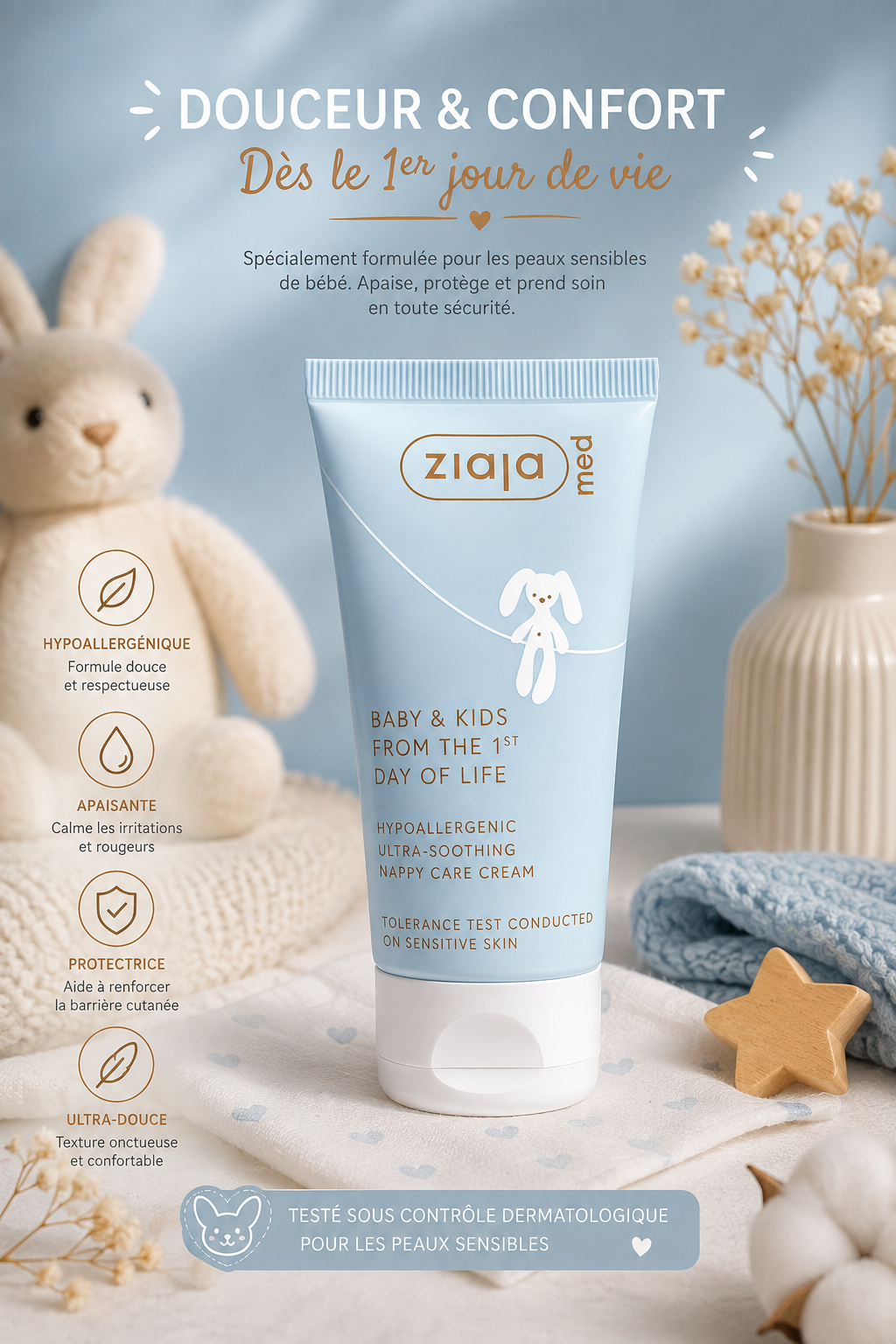 Crème Change Ultra-Apaisante Bébé *Dermo Solution*