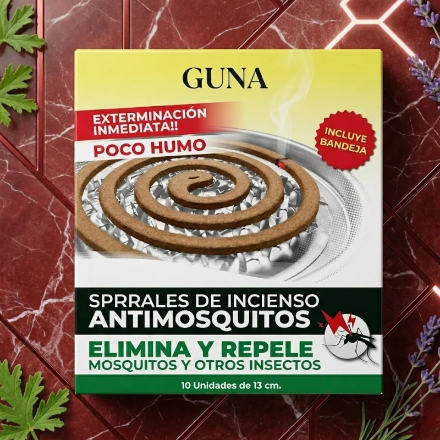 (Précommande) Boite de 10 Grandes Spirales d’Encens Anti-moustiques + Grand Plateau Complet