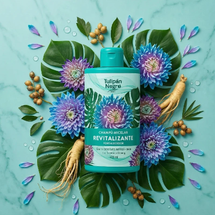 (Précommande) Shampoing Micellaire Revitalisant & Renforçant – Tulipán Negro 400ml