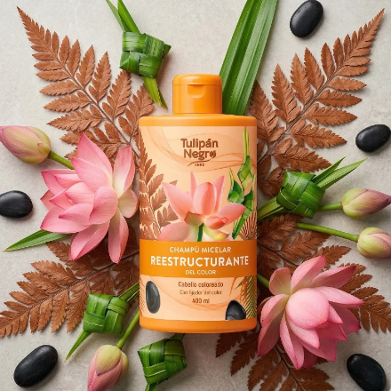 (Précommande) Shampoing Micellaire “Éclat Couleur” – Tulipán Negro (400 ml)