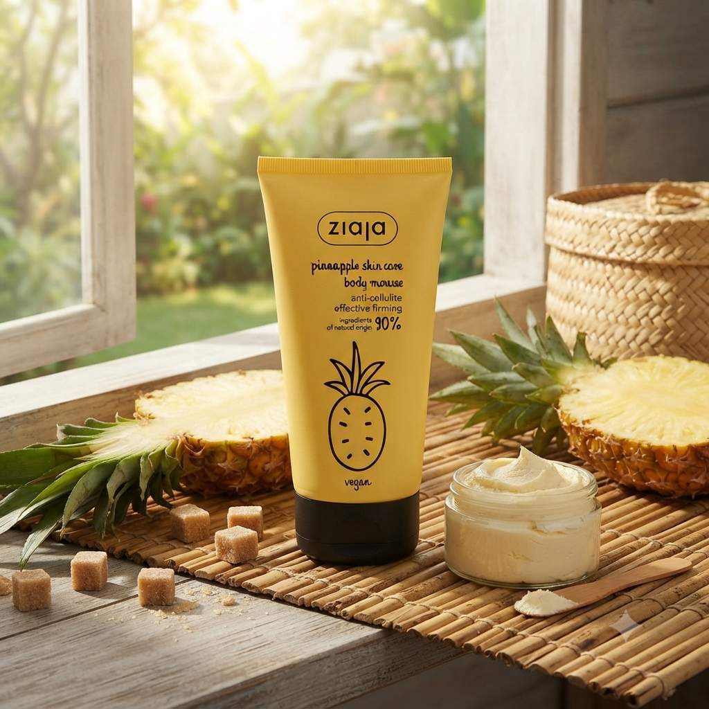 Mousse Hydratante Anti-Cellulite à l'Ananas 160ml