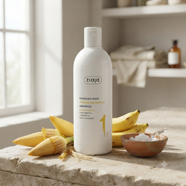 Shampooing Réparateur Cheveux Très Abîmés à la Banane 400ml
