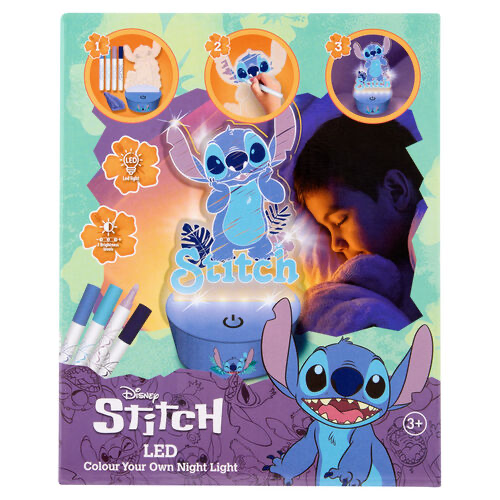 Veilleuse à peindre avec lumière LED Stitch Disney