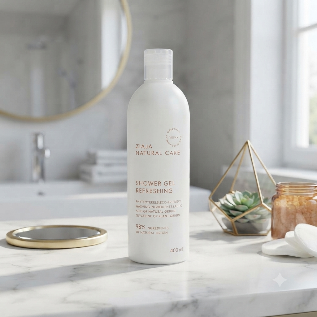 Gel Douche Rafraîchissant Natural Care - Maxi Format 400ml
