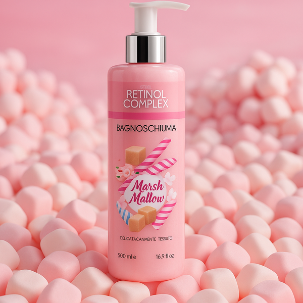 🍬 Gel Douche Marshmallow Retinol Complex – 500 ml