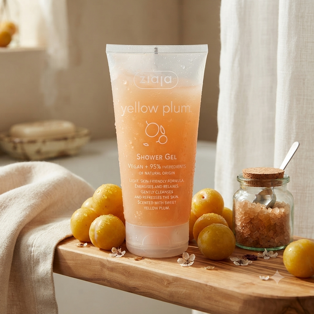 Gel Douche à la Prune Jaune Ziaja