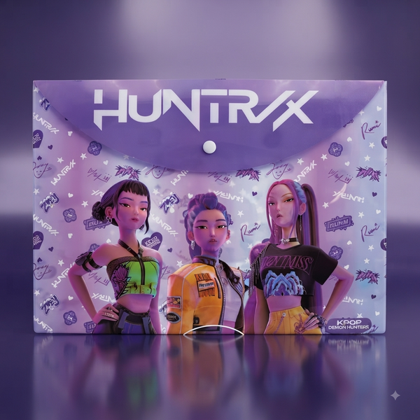 Pochette porte-documents K-pop Demon Hunters A4