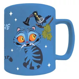 (Précommande) Mug en porcelaine K-pop Demon Hunters Derpy en peluche amovible, 440 ml (15,5 oz), dans un coffret cadeau