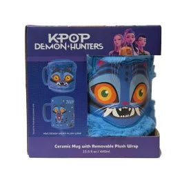 (Précommande) Mug en porcelaine K-pop Demon Hunters Derpy en peluche amovible, 440 ml (15,5 oz), dans un coffret cadeau