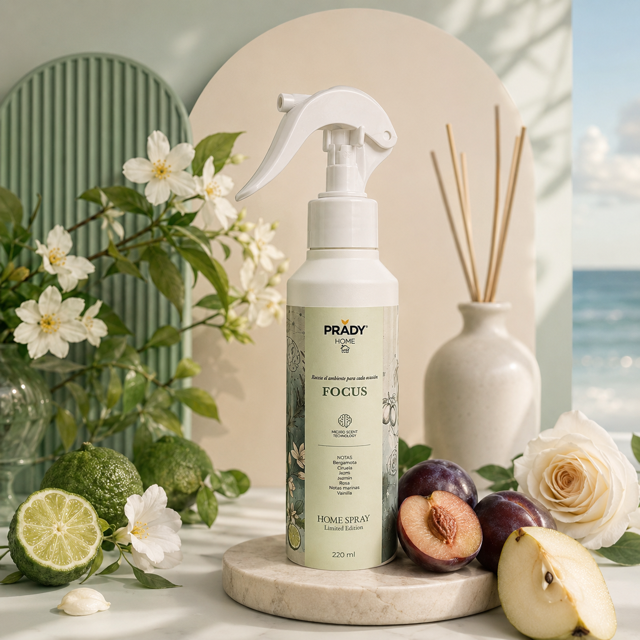 🌿 Spray d’intérieur FOCUS Prady Home – 220 ml (édition limitée)