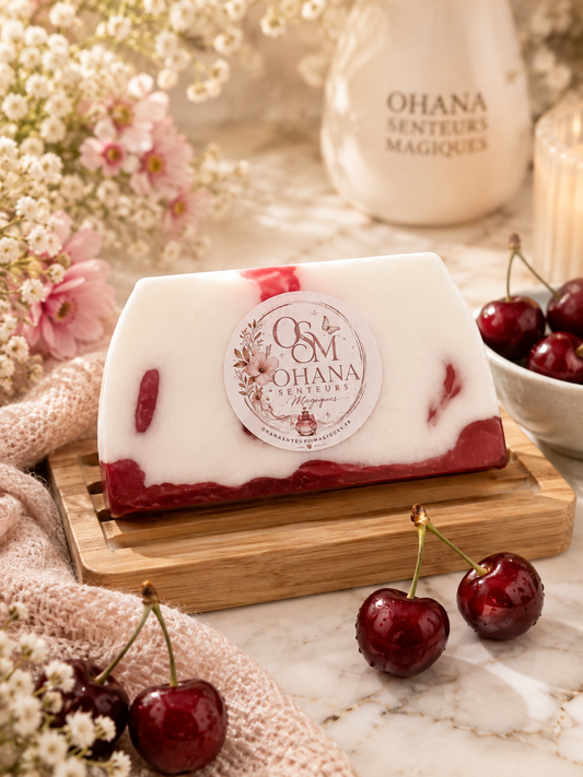 ❤️ Savon à la Glycérine Végétale – Cranberry ❤️