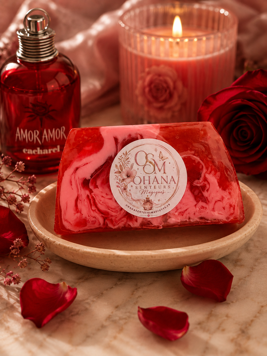 💖 Savon à la Glycérine Végétale – Amor 💖 (Amor Amor)