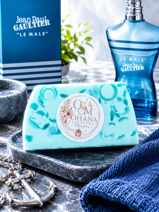 💙 Savon à la Glycérine Végétale – Impression💙 (Le Mâle de JPG)