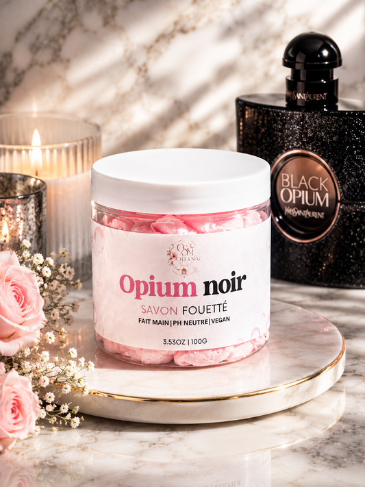 Savon fouetté Opium noir (Black opium) 100g