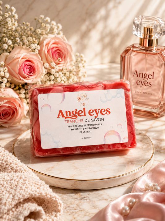 Tranche de savon glycérine Angel eyes de Linn Young