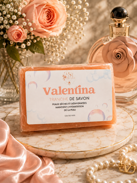 Tranche de savon glycérine Valentina de Valentino