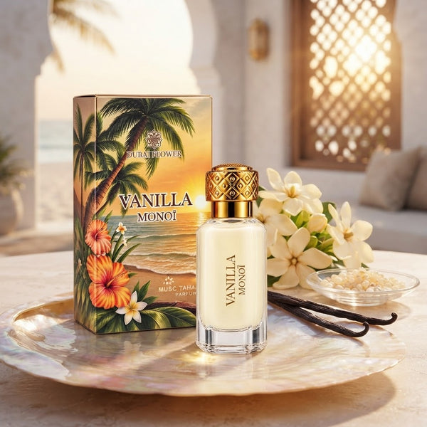 ✨ Musc Tahara Vanilla Monoï – Dubai Flower 12 ml ✨