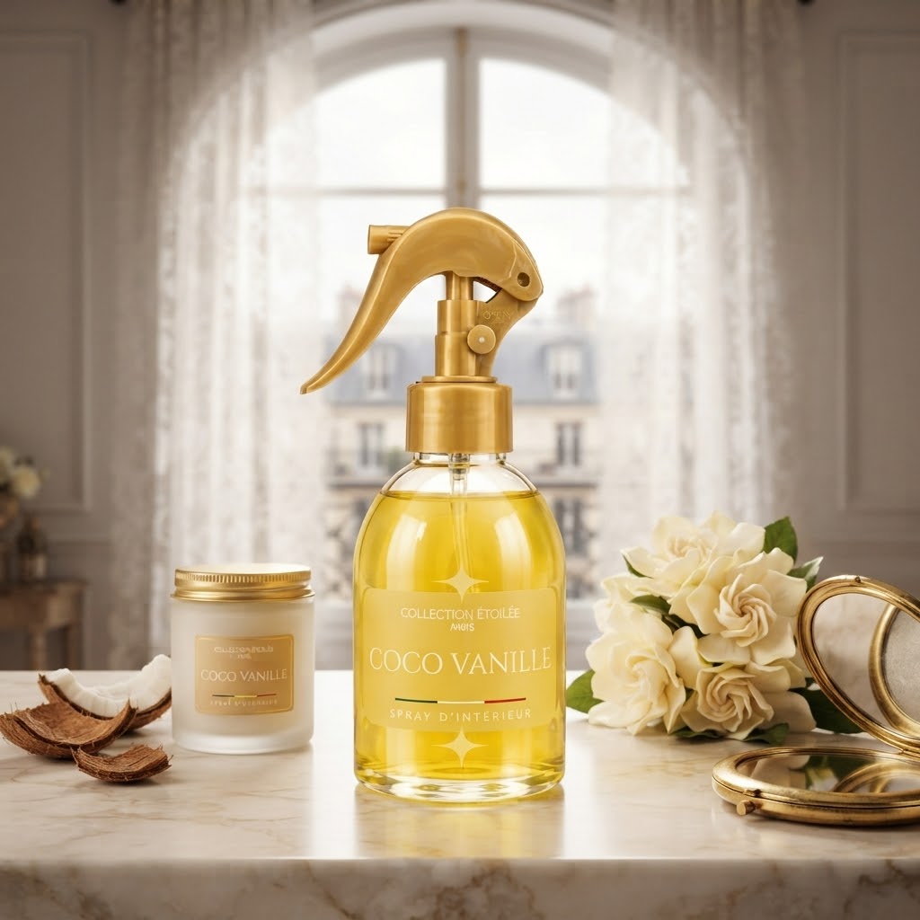 Spray d'interieur Coco Vanille 250 ml - Collection Étoilée Paris