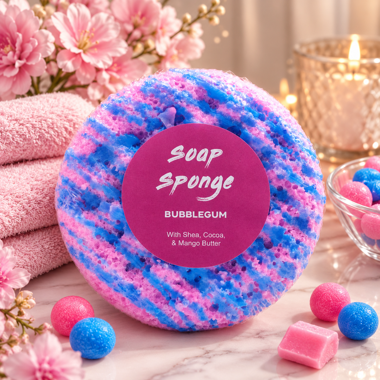 Savon mousse au beurre - Bubble gum